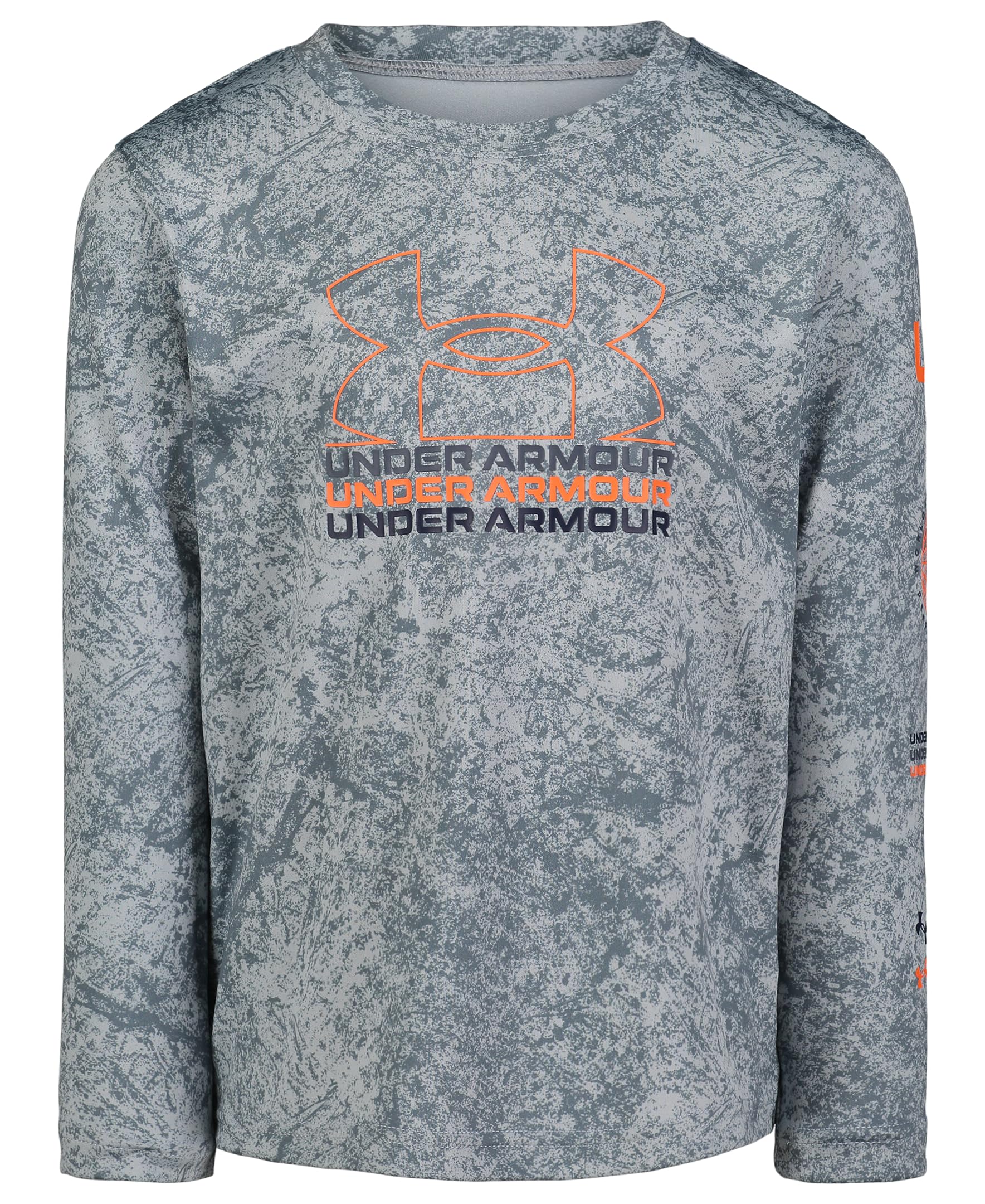 Under Armour Boys' Long Sleeve Logo Graphic T-Shirt, Lightweight &amp; Breathable, Relaxed Fit