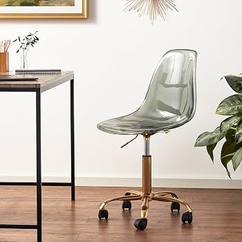 Amazon.co.jp: Urban Lifestyle アクリルローリングチェア ブラック