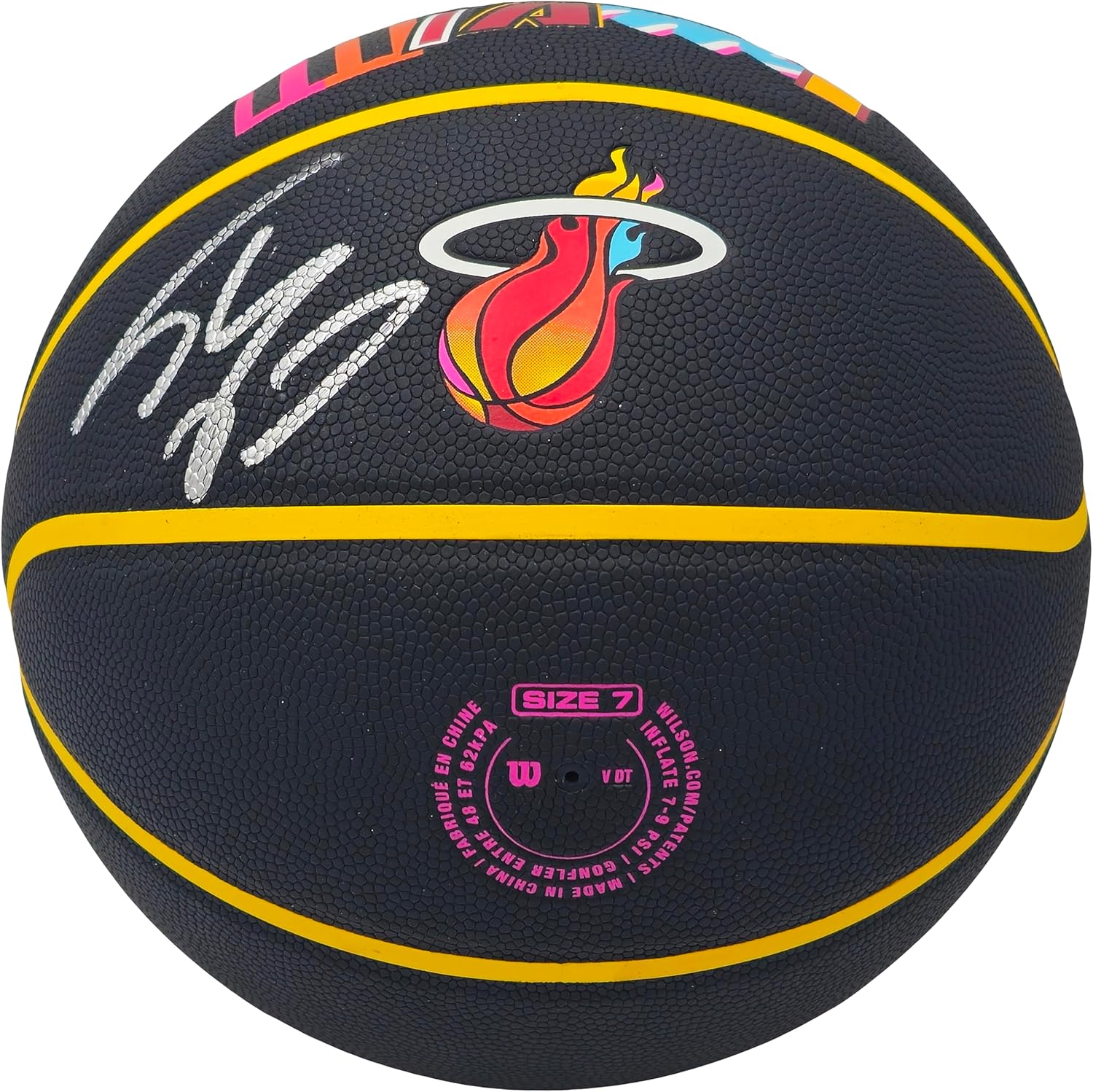 Shaquille Shaq O'Neal Autographed 75th Anniversary City Edition Basketball Beckett BAS Witness Stock #235722