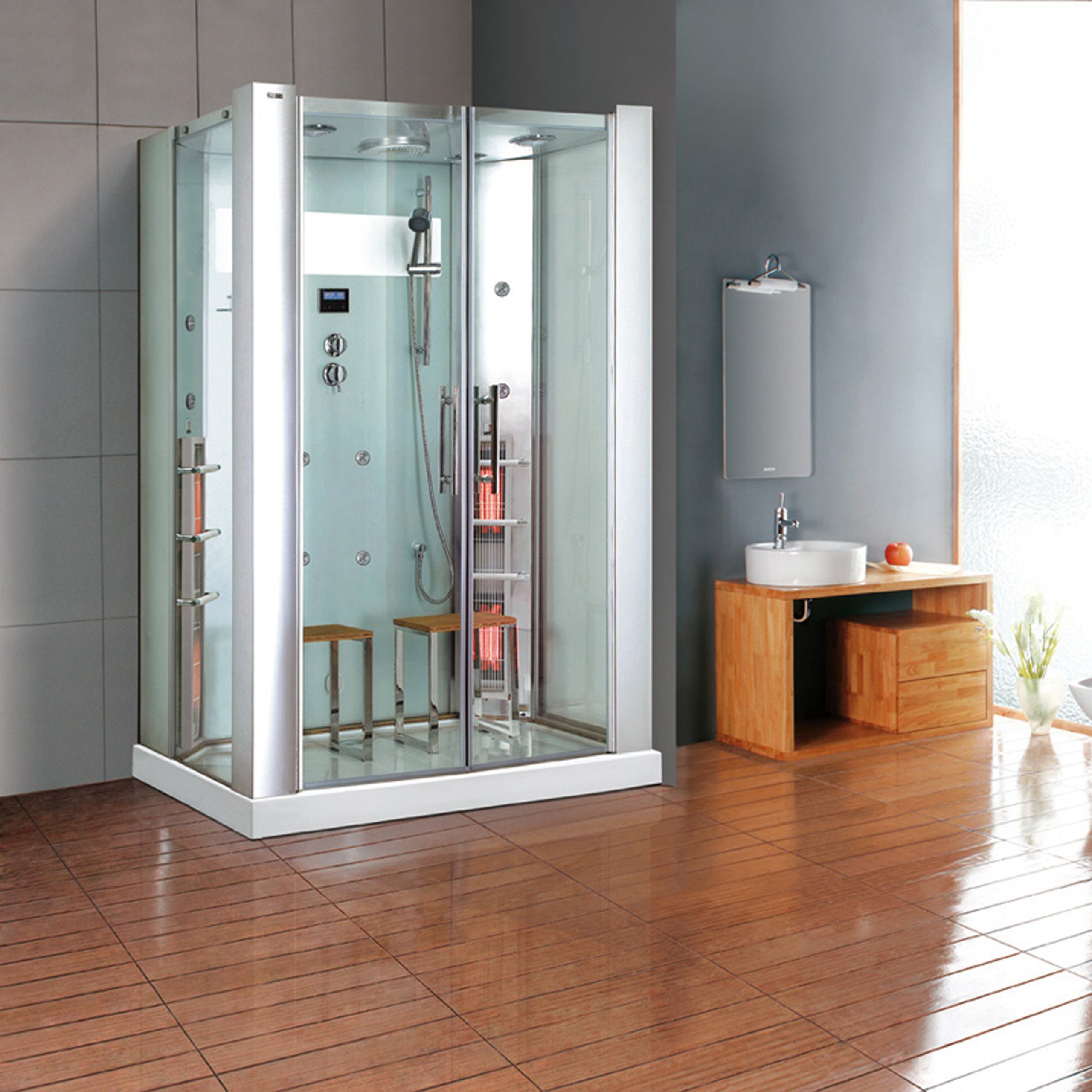 Buy Perfect 'Korsika Infrared Steam Shower with IR infrared sauna/Steam