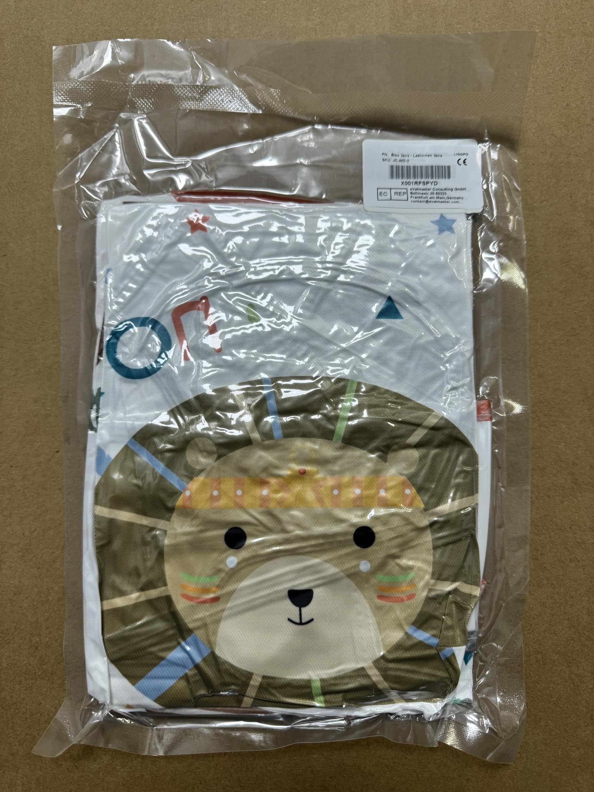 LISOPO bavoirs bebe bavoir manches longues bebe bavoir imperméable bébé Unisexe pour Bébé de 6 mois à 3 ans