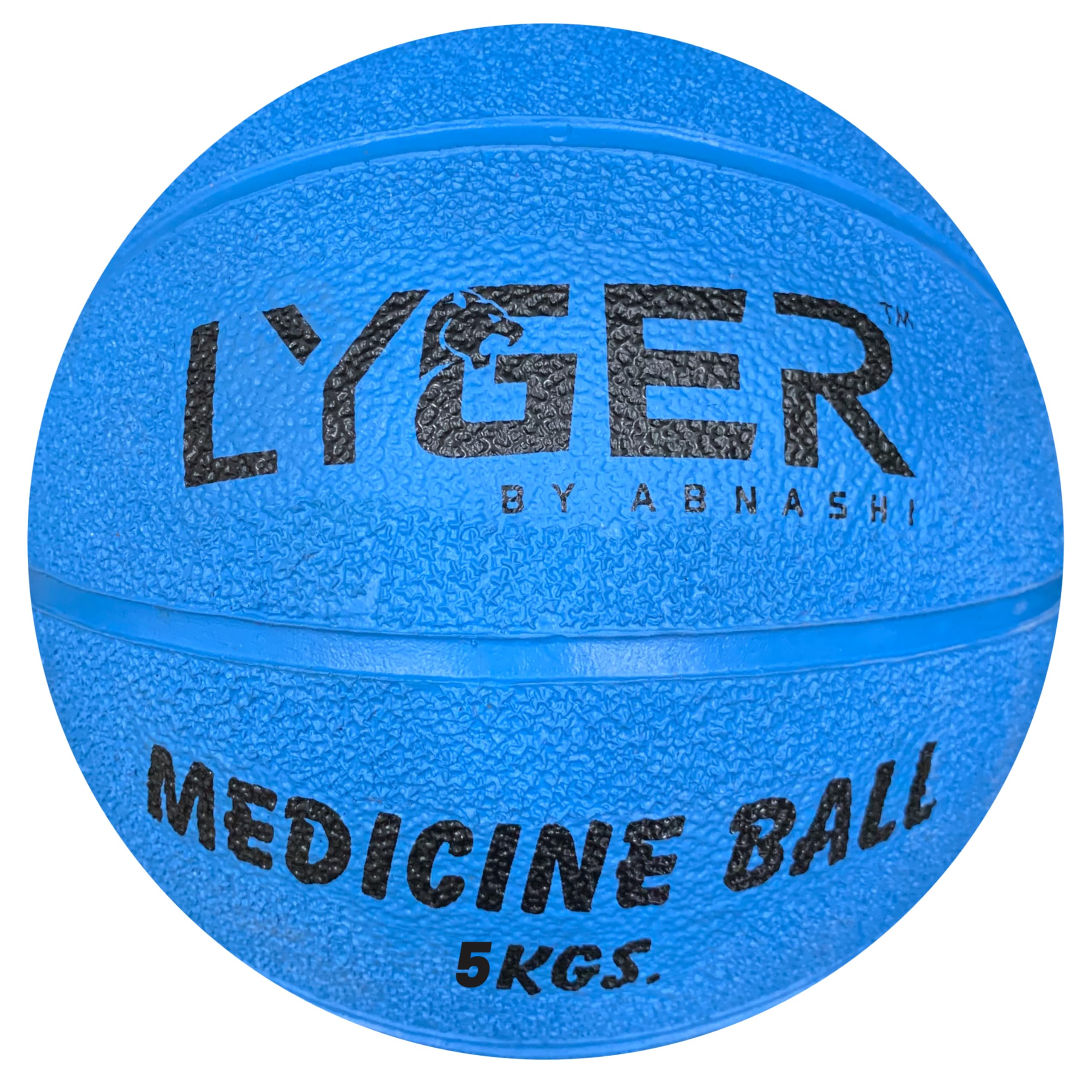 LYGER Weighted Bounce Medicine Ball Intensive Workout Training Gym, Exercise Weight Balls Equipment Cross Training and Core Strength Workout- 5Kg-image-22