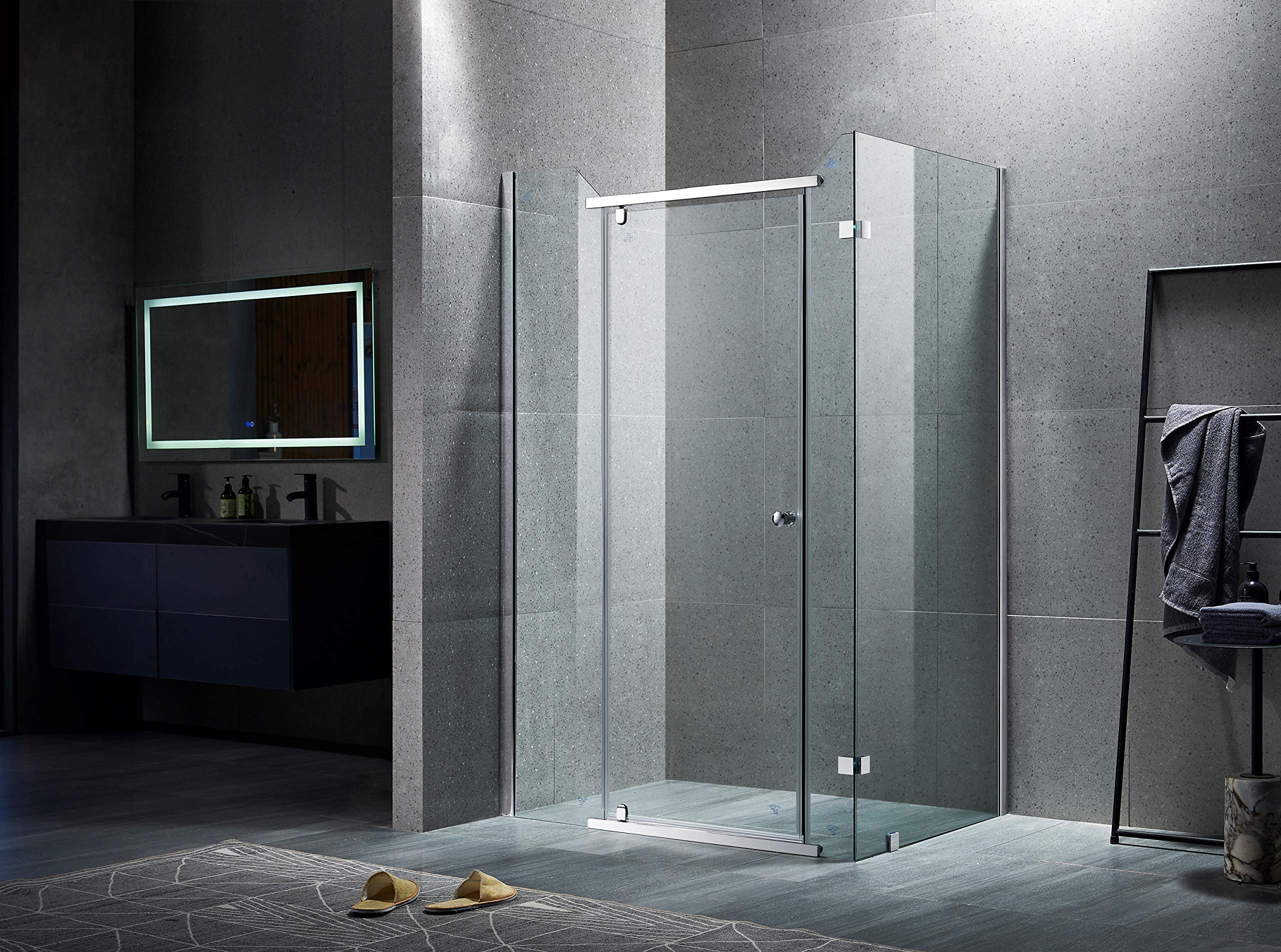 Buy Shower Enclosure Cubicle Partition, W1200mm X D900mm X H1900mm