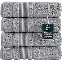 Algopix Similar Product 2 - Qute Home 4Piece Bath Towels Set 100