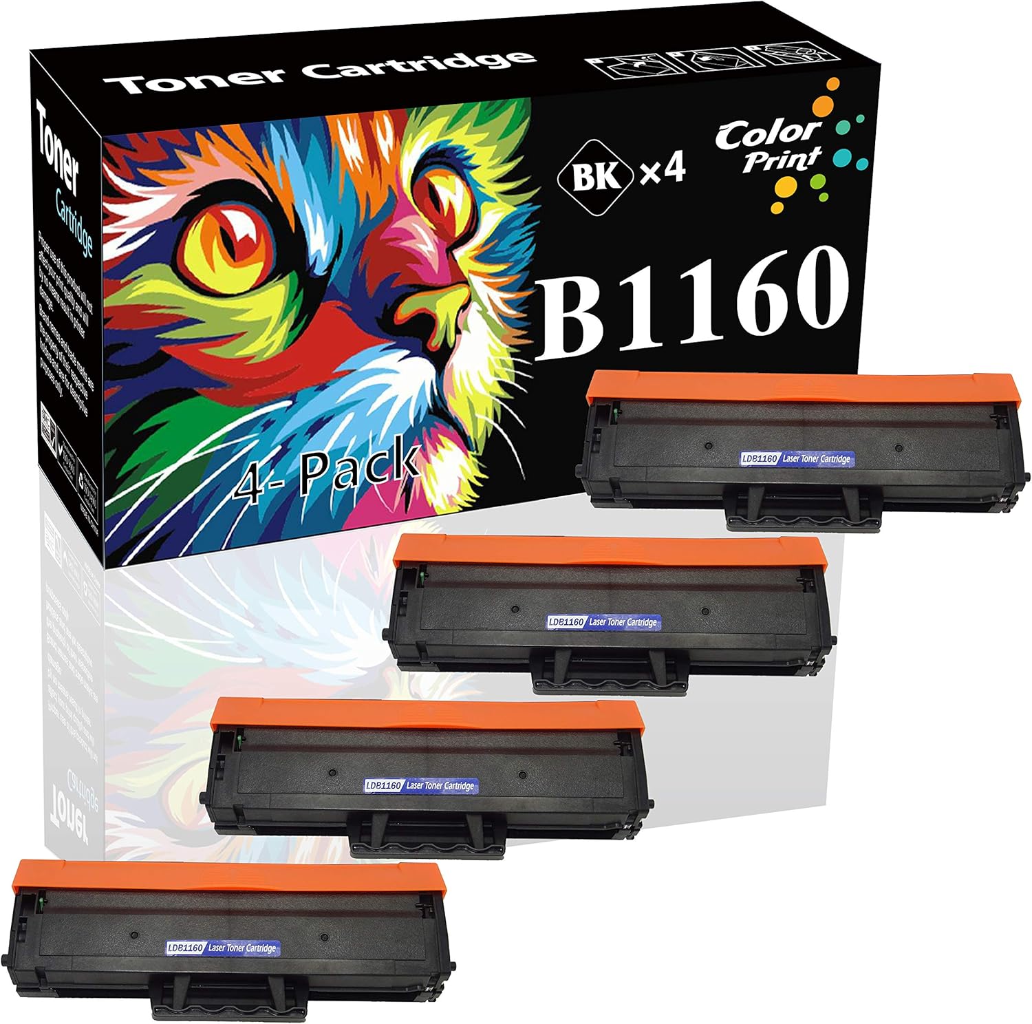 Toner Compatibile B1160 Per Dell 2 Cartucce Toner Compatibili B1160 Per Stampanti Laser DELL B1160W, B1163W, B1165nfw - Colore Nero Ricarica Stampante Laser Dell - Foto 6
