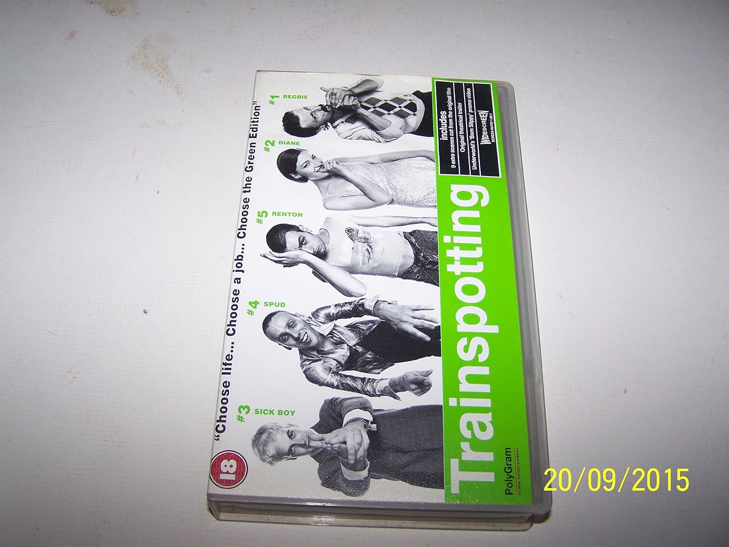Trainspotting [VHS] Ewan McGregor, Ewen Bremner, Jonny Lee Miller