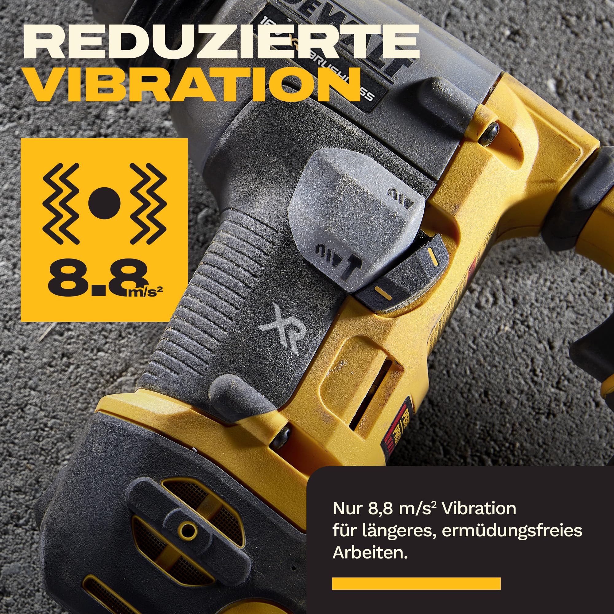 DEWALT 18-V-Schlagbohrmaschine XR SDS PLUS 16 mm, Nur Gerät, DCH172N-XJ