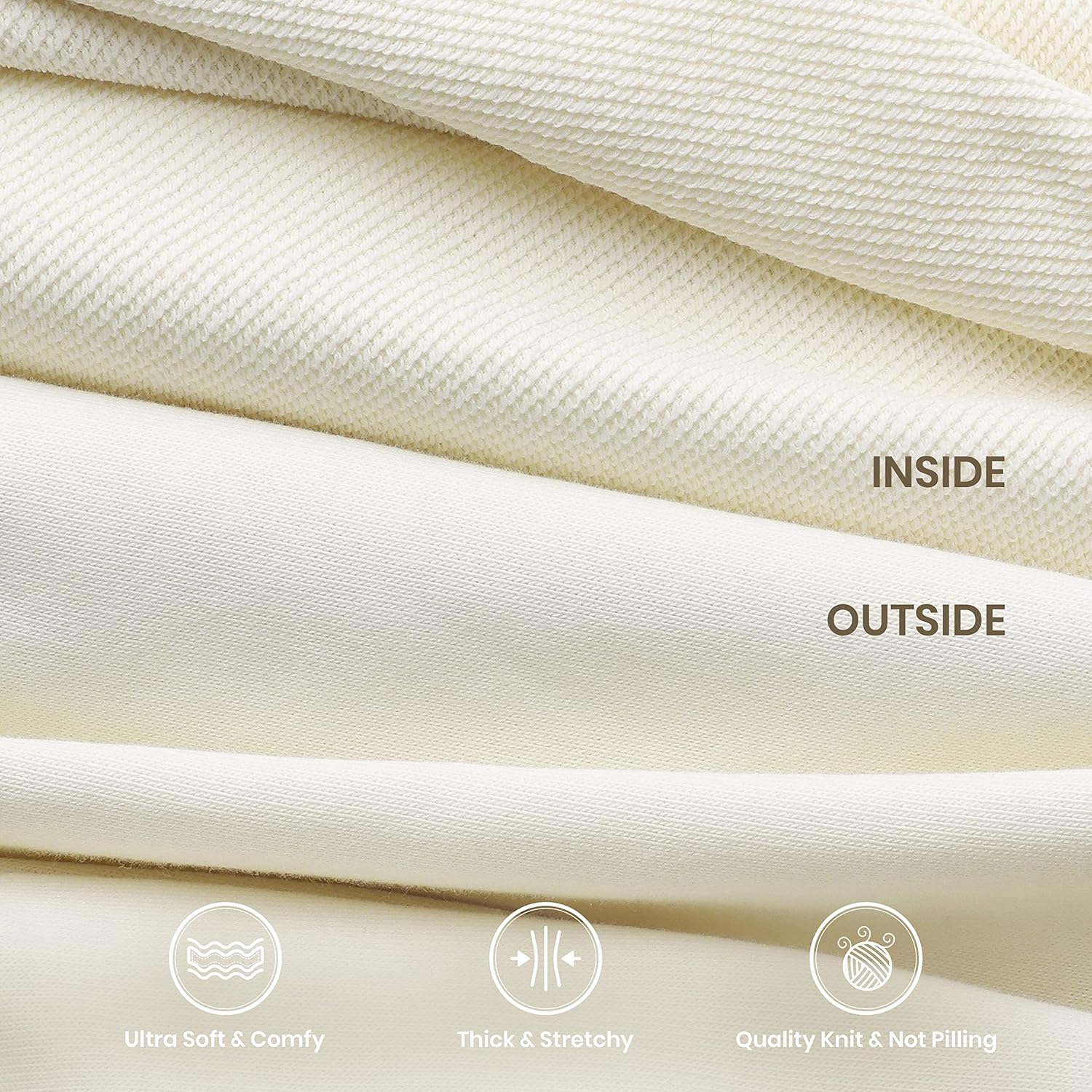 CRZ YOGA Cinch Bottom Sweatpants Women High Waisted, Thick Cotton Sweat Pants with Pockets Casual Lounge Athletic Joggers - Image 5