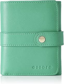 Essere Women's Genuine Leather Wallet with compact size and multiple card slots - Turkis - coolthings.us