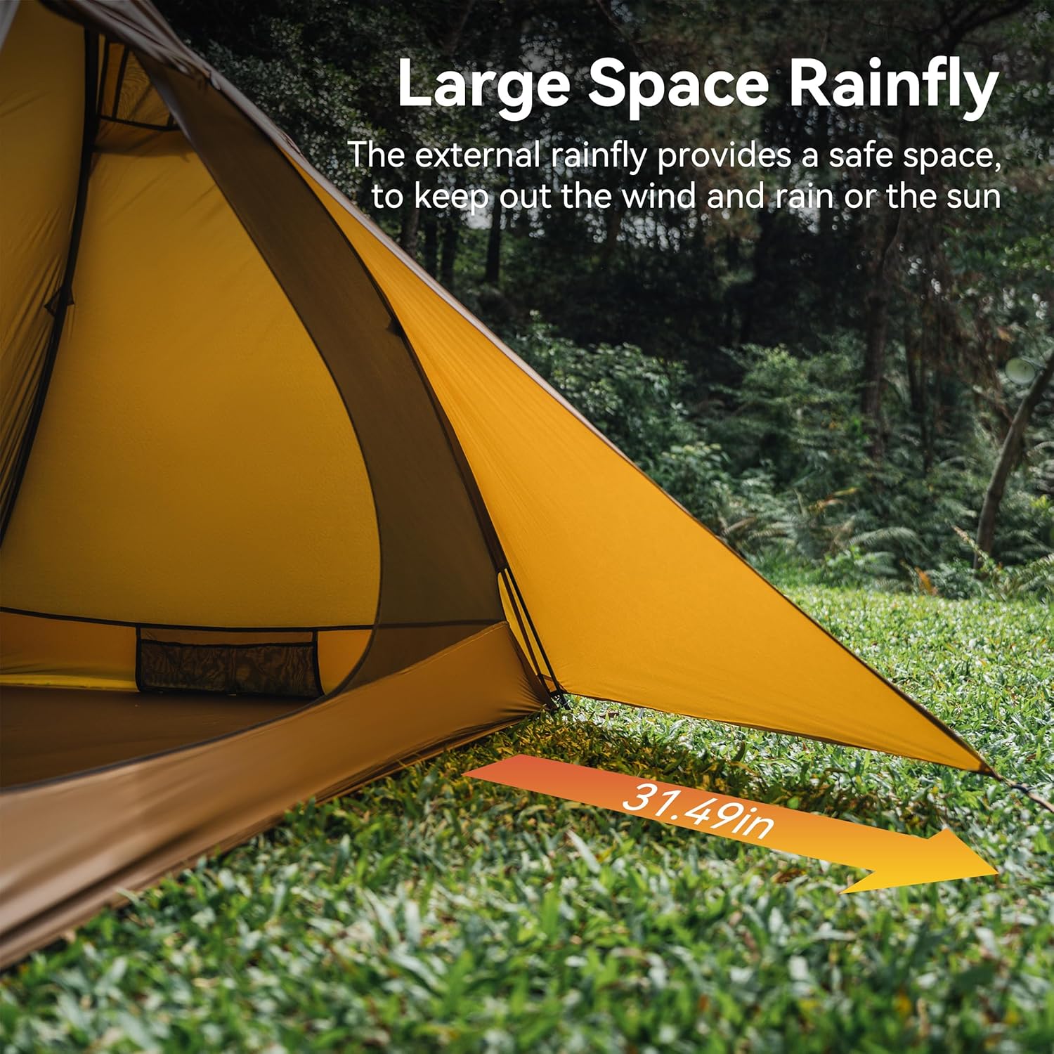 Thous Winds 2 Person Camping Tent, Lightweight Waterproof Windproof Dome Tent, Easy Set up Multifunction Tent for Outdoor Camping Hiking