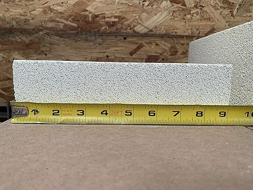 Miniatura 3 de Executive Deals Ladrillo de fuego aislante para hornos, hornos, chimeneas, forjas, 4 piezas de ladrillo completo (9 x 4.5 x 2.5 pulgadas) 2300F