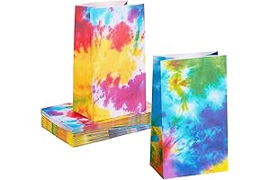 Zonon Tie Dye Birthday Party Bags: Vibrant and Stylish Decorations for Your Special Day