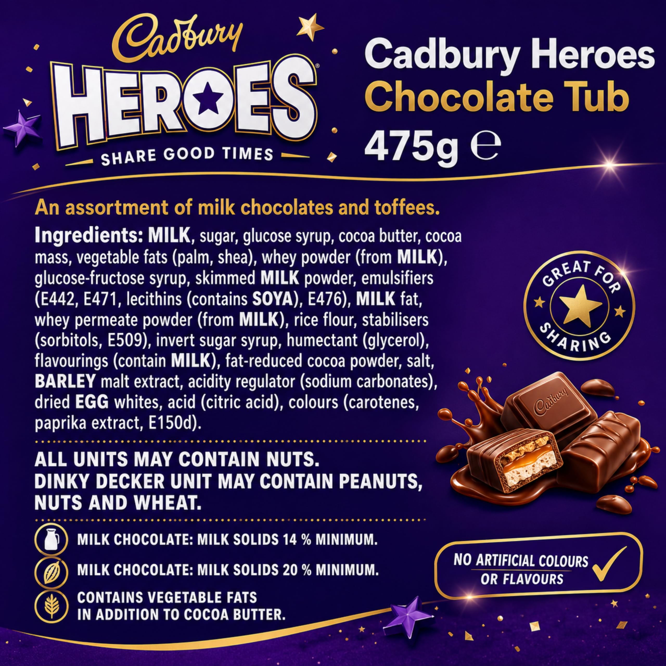 Cadbury Rose 600g Cadbury Heroes 600g (PACK OF 2)