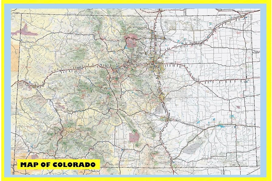 Colorado Map Road Atlas
