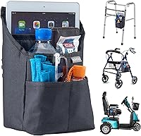 Vista 1 de High Road Bolsa compacta para andar, mochila lateral para silla de ruedas y bolsa para scooter con bolsillos de fácil acceso y correas ajustables