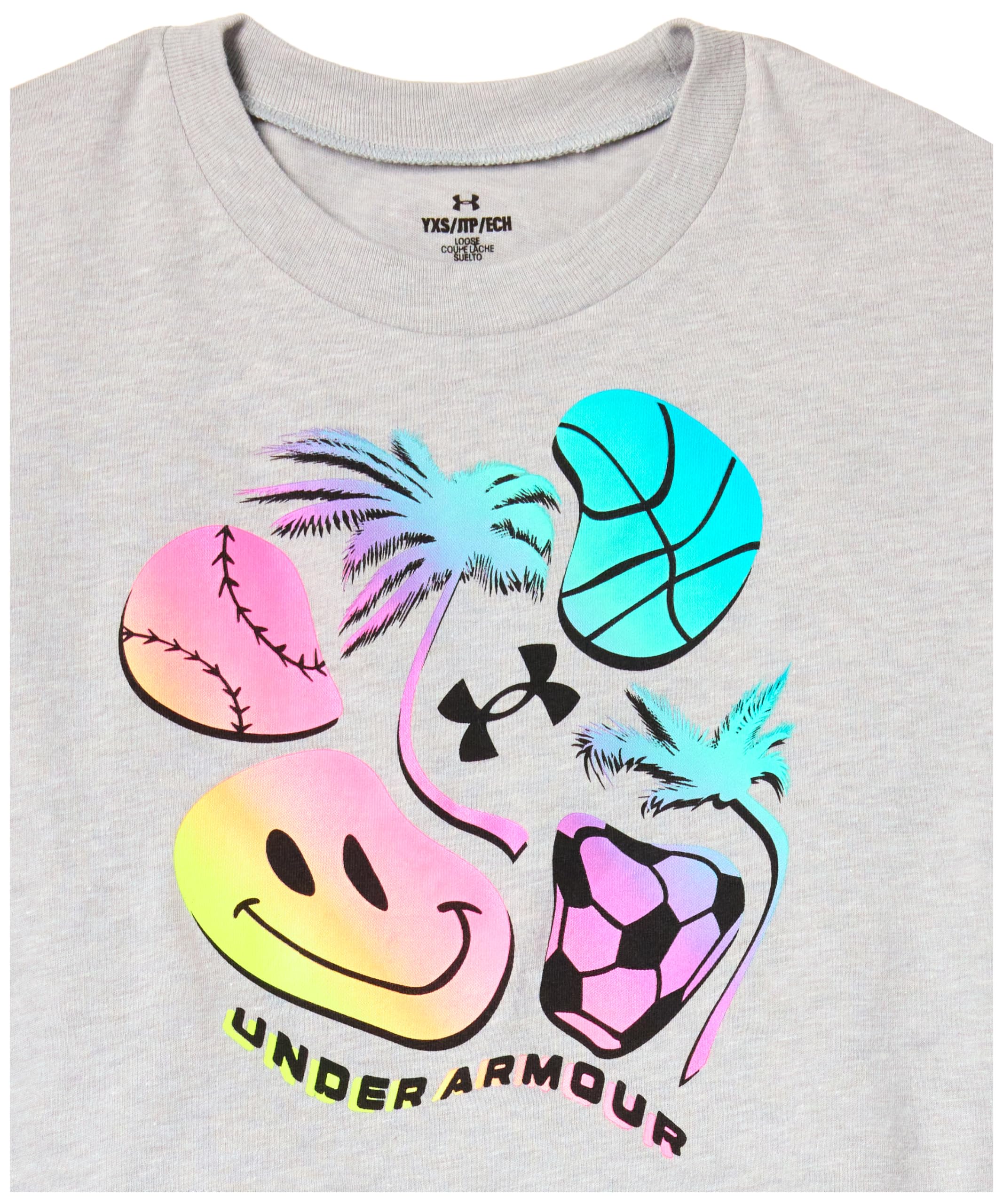 Under Armour Palm Sport Short Sleeve T Shirt Camiseta para Niñas