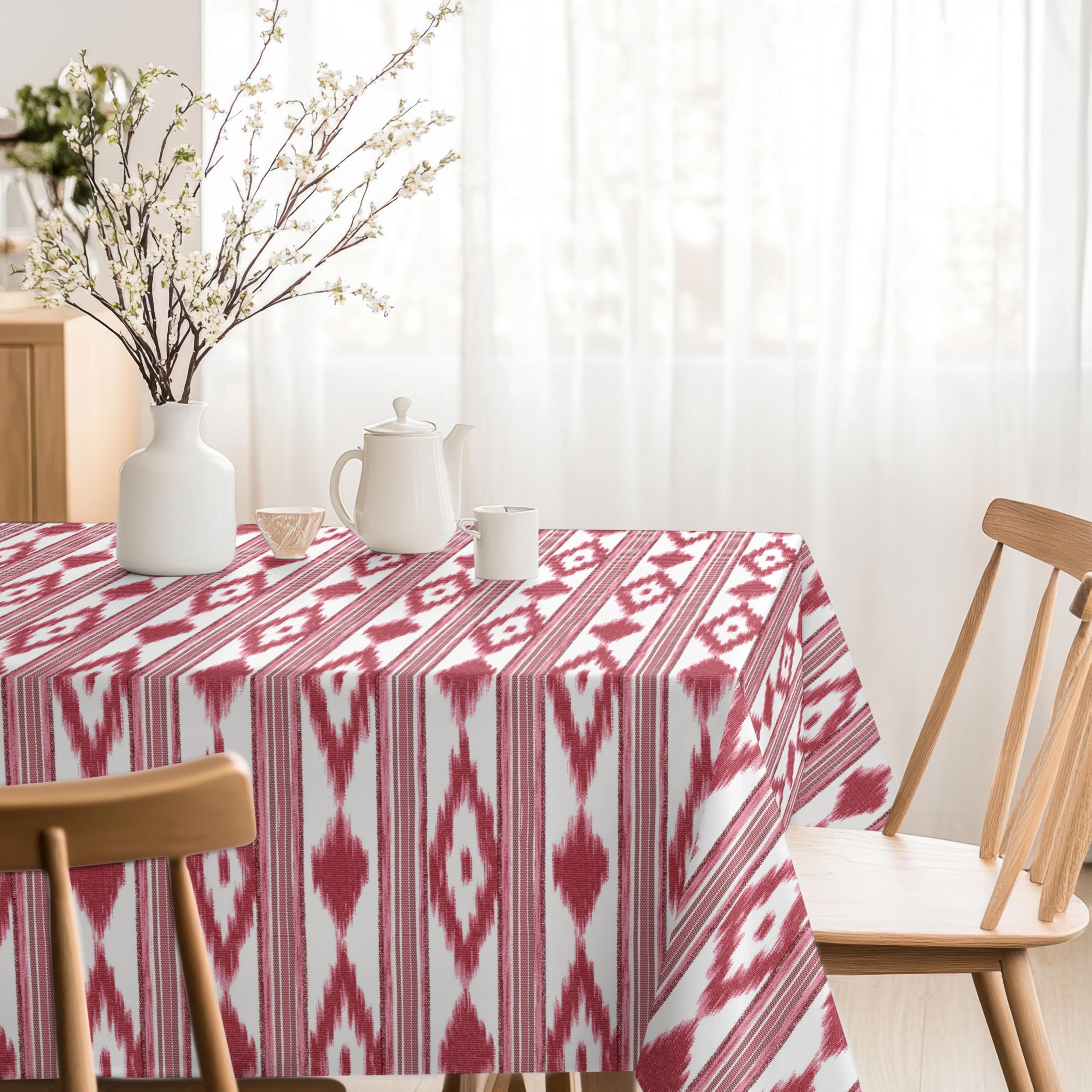 Martina Home Red Islands Resin Tablecloth 260 x 140 cm