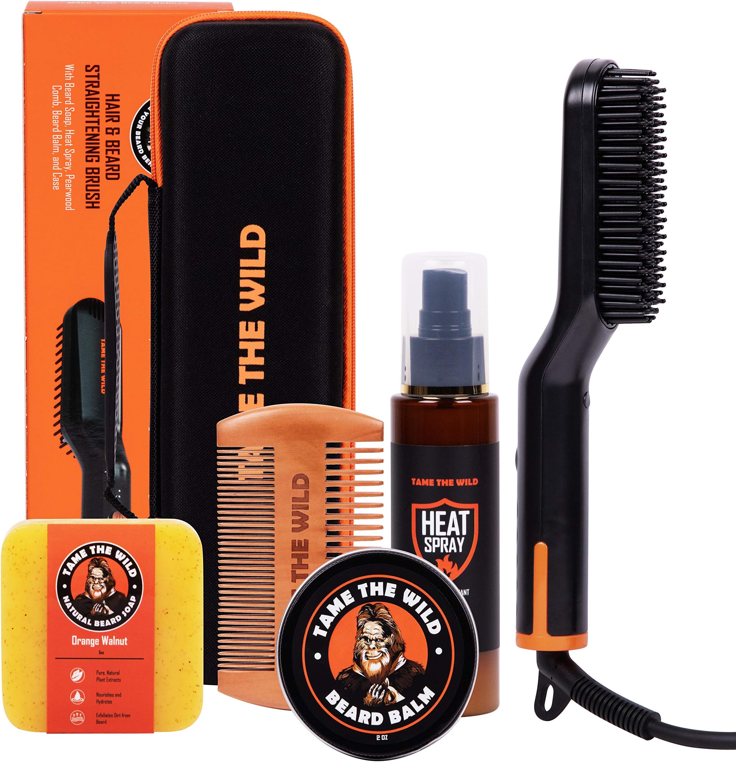 Tame the Wild Premium Beard Straightener Kit