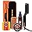 Tame the Wild Premium Beard Grooming Kit - Heated Beard Brush, Straightener Comb, Heat Protectant Spray, Beard Soap, Balm, Wooden Comb, and Storage Case