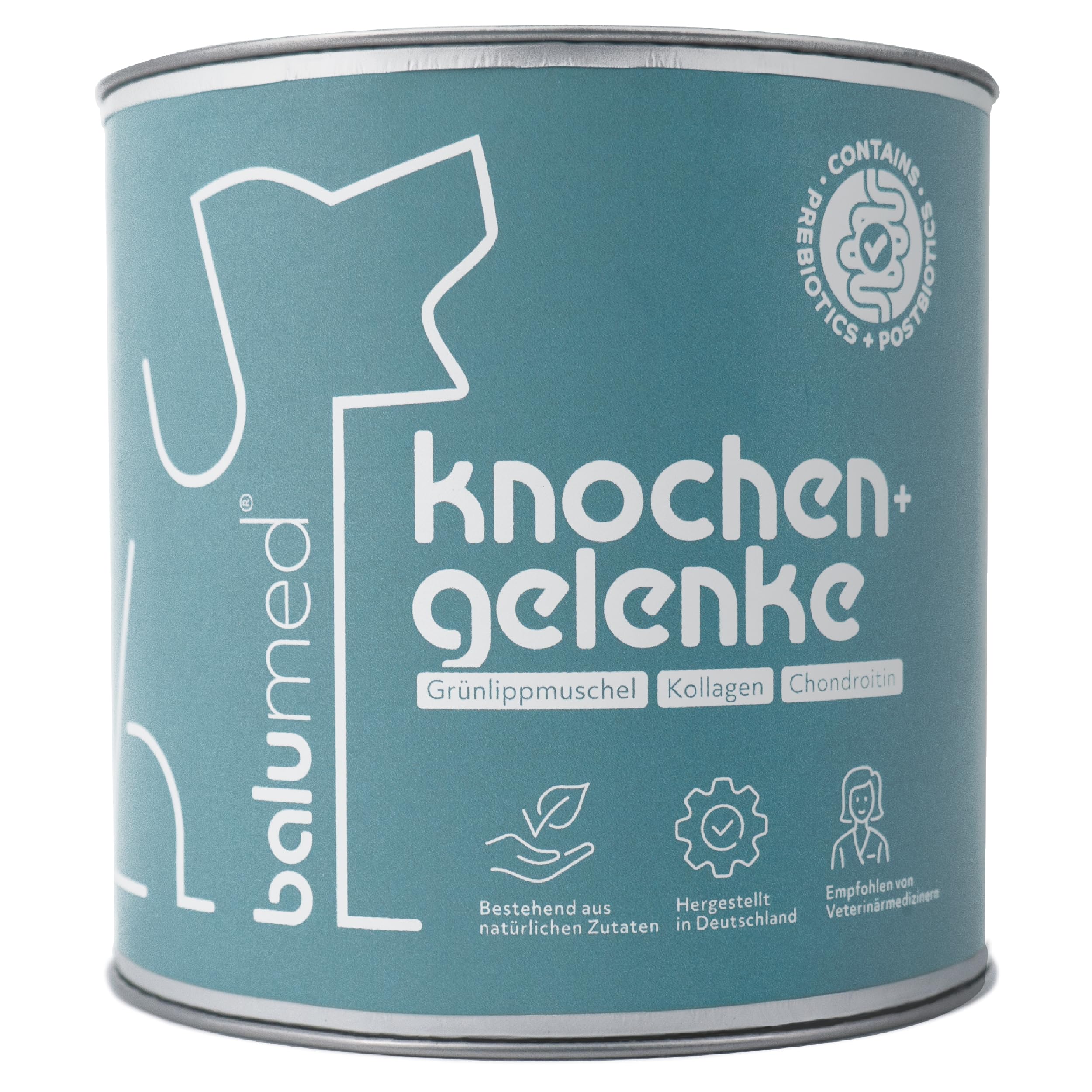 Snacks Knochen+Gelenke hochkonzentriert mit Grünlippmuschel für Hund, Leckerli mit Präbiotika, Postbiotika, Bierhefe, Teufelskralle, Chondroitin & Kollagen, Vitamine E + B, 325 g