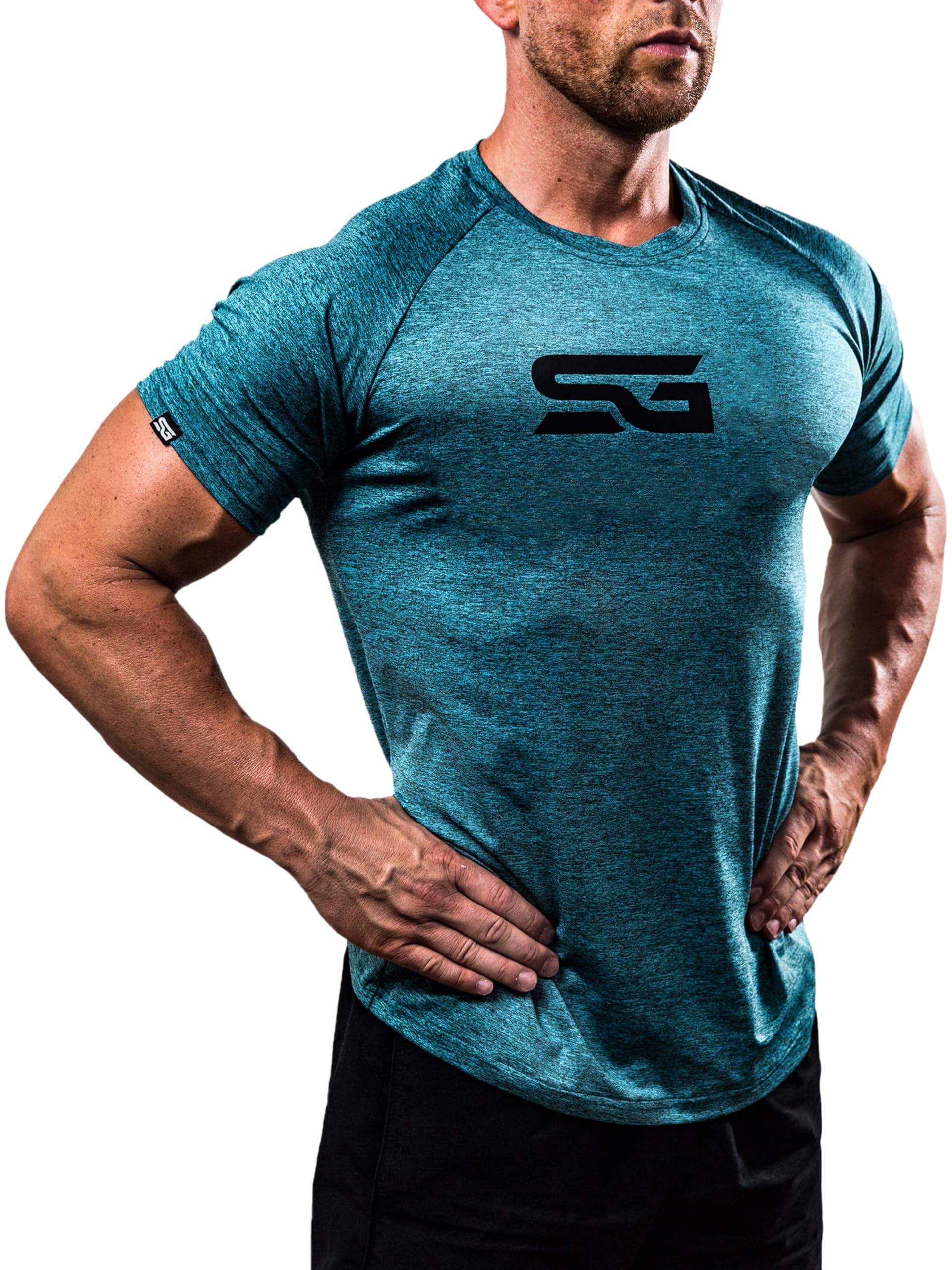 Satire Gym Shirt Herren Sportshirt Kurzarm atmungsaktiv | Funktionsshirt | Bodybuildung T-Shirt als Activewear & Sportbekleidung Männer für Crossfit, MMA, Laufen