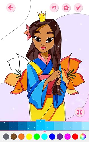 Livro de Colorir Animado Glitter - Princesa