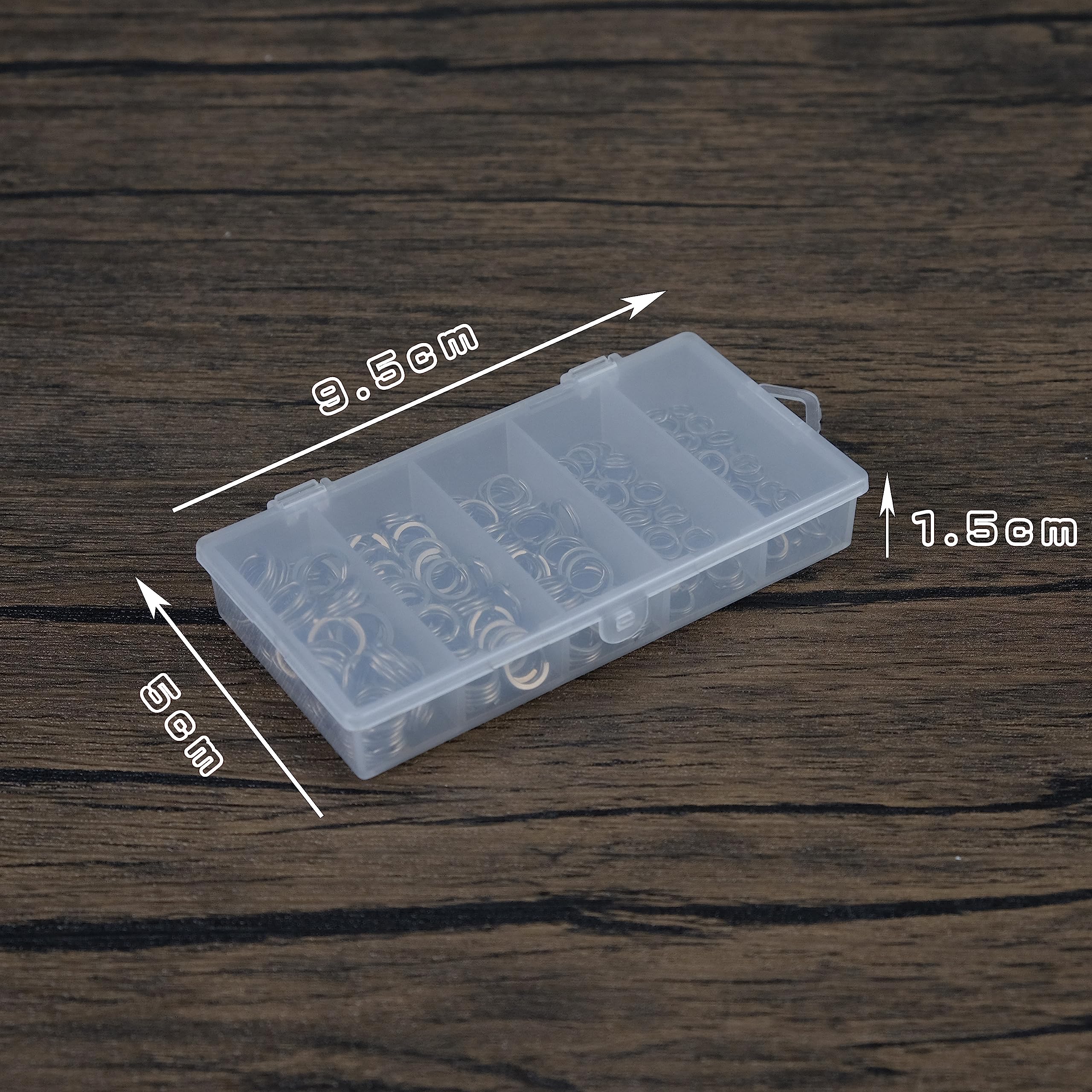 Amazon | Piscorush スプリットリング 200個セット ステンレス製 Amazon | Piscorush スプリットリング 200個セット ステンレス製