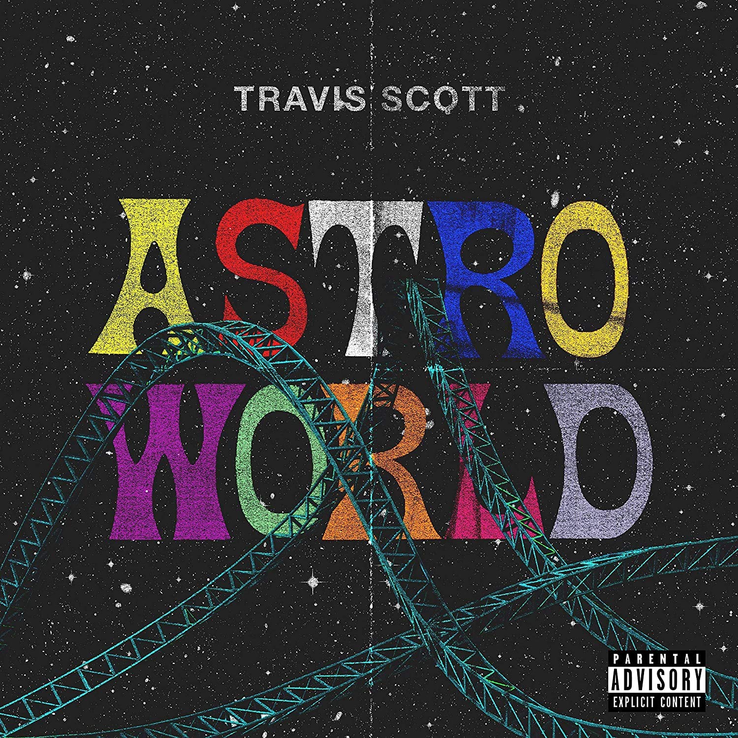 Gorgeous Collection Travis Scott - Astroworld Poster, Unframed 12x16 Inches Art Poster Print Wall Artwork
