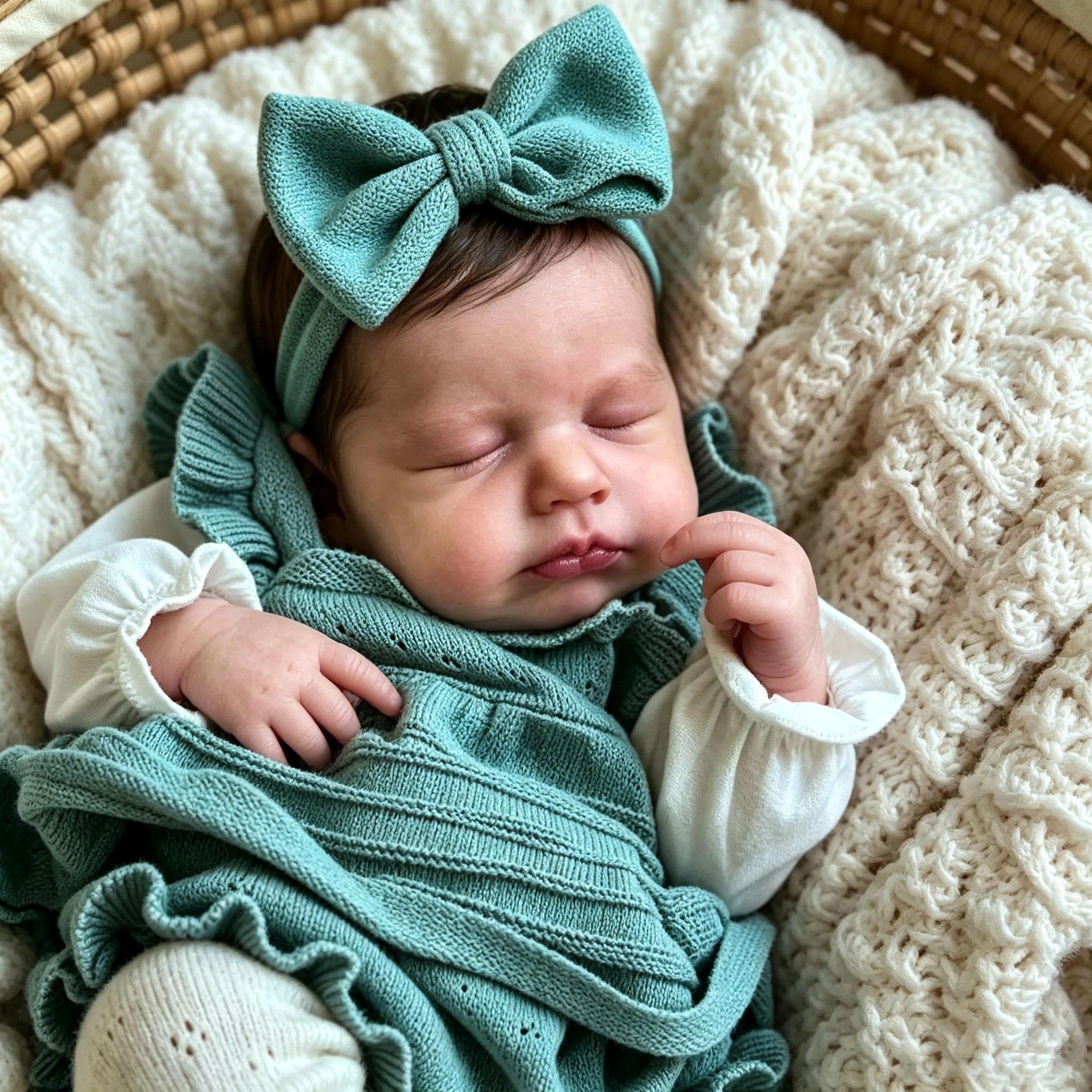 Zero Pam Lebensechte Reborn Babypuppen 20 Zoll Weiches Vinyl Realistische Neugeborene Babypuppen Poseable Real Life Baby Mädchen Puppen mit Puppenzubehör und Geschenk für 3+ Jahre alte Kinder