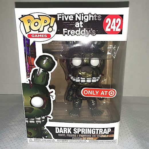Funko Pop! Five Nights At Freddys Dark Springtrap Exclusive #242