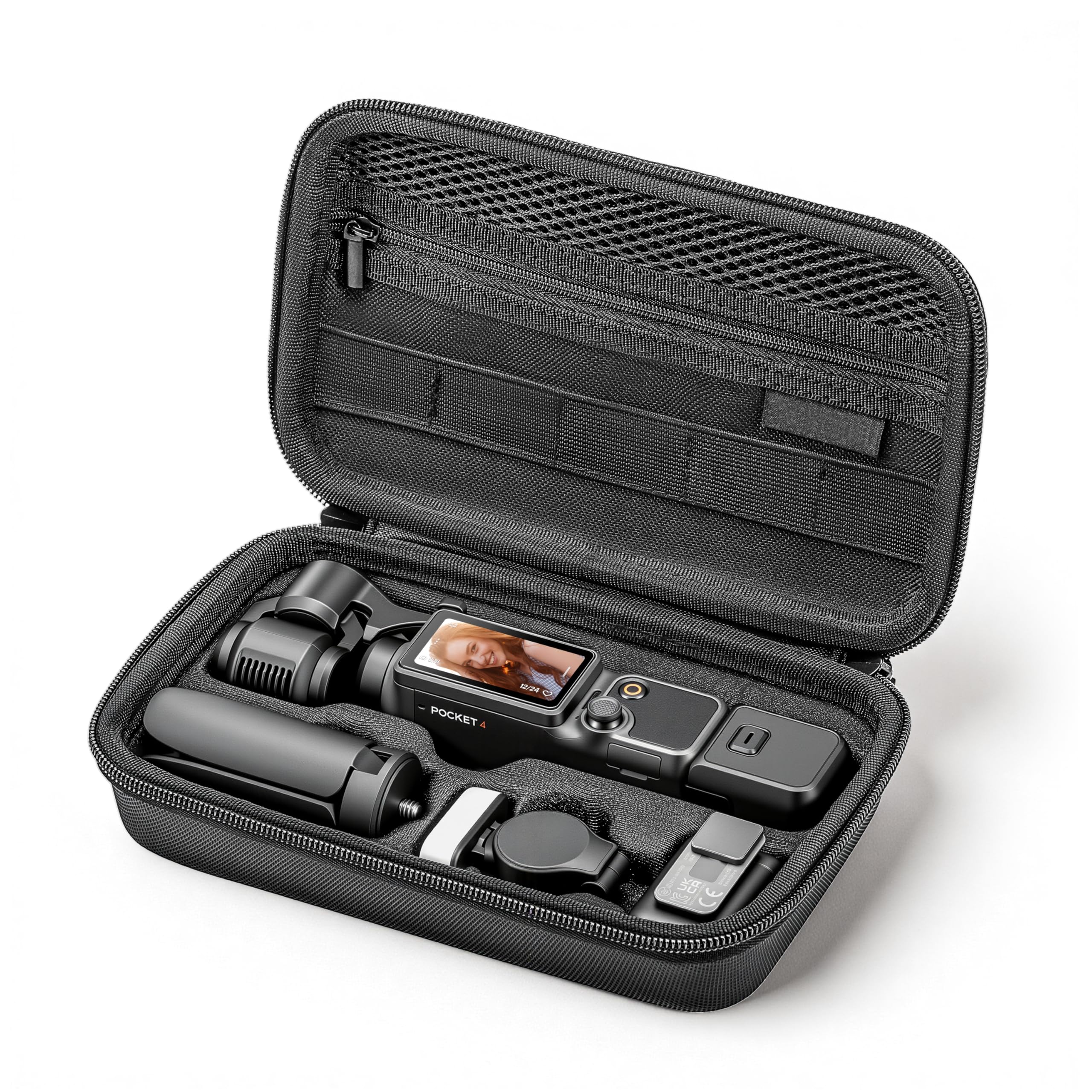 STARTRC PHOTO Bolsa para dji Osmo Pocket 4, Estuche Protector PU Portátil para dji Pocket 4 Creator Combo Accesorio, Ideal para Vlogging, Viajes y Filmación Outdoor