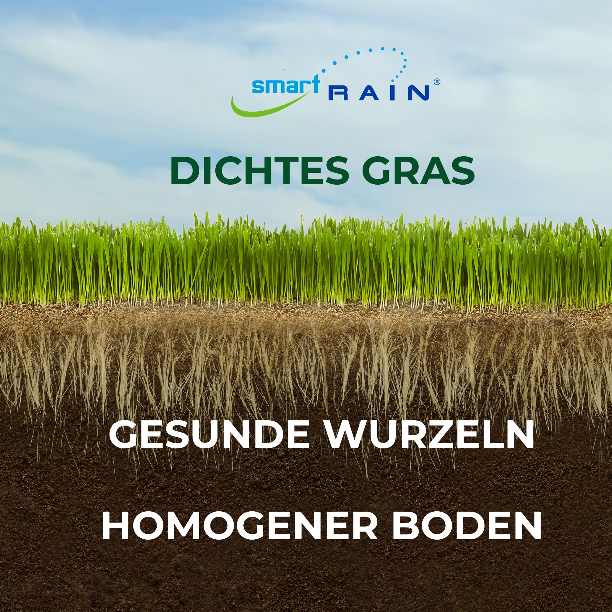 Werkzeuge für die Rasenpflege – Smart Rain Rakel für Rasen aus hochwertigem pulverbeschichtetem Stahl, Rasen-Nivellierrechen für Garten, Golfplatz, Rasenharke 74 x 29 cm mit über 2 m Stiel