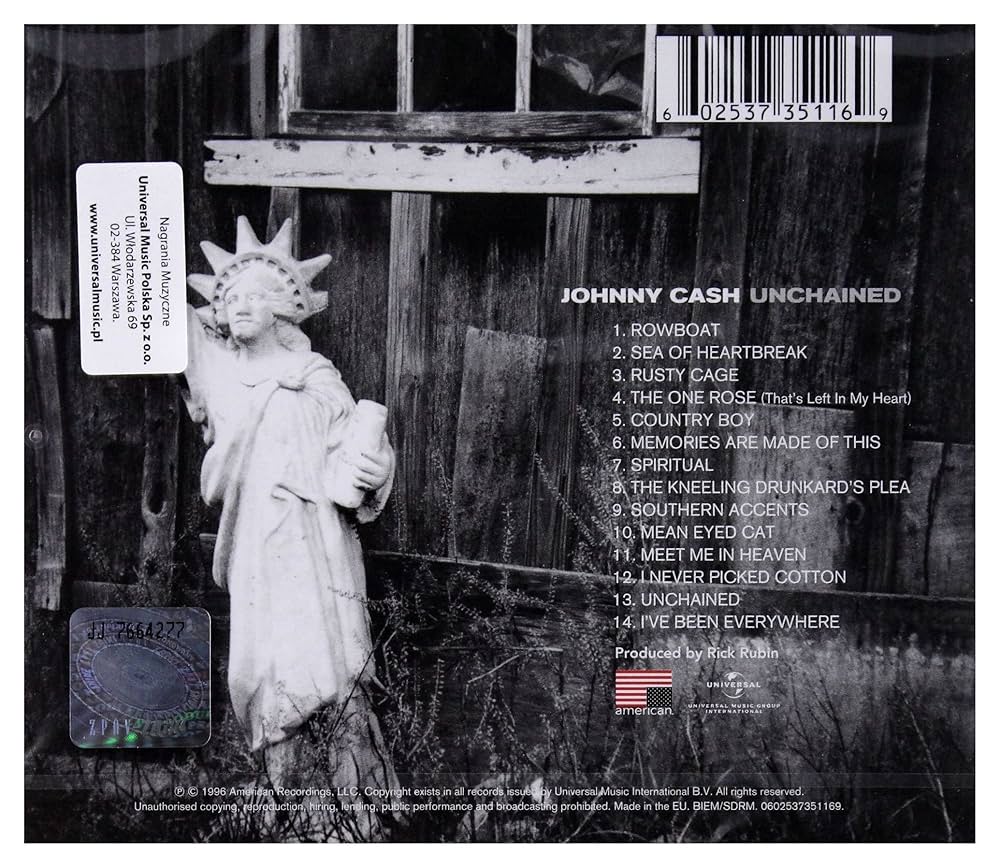 JOHNNY CASH「Unchained」Drpassbyです。 JOHNNY CASH-UNCHAINED: Amazon.pl: Płyty CD i winylowe