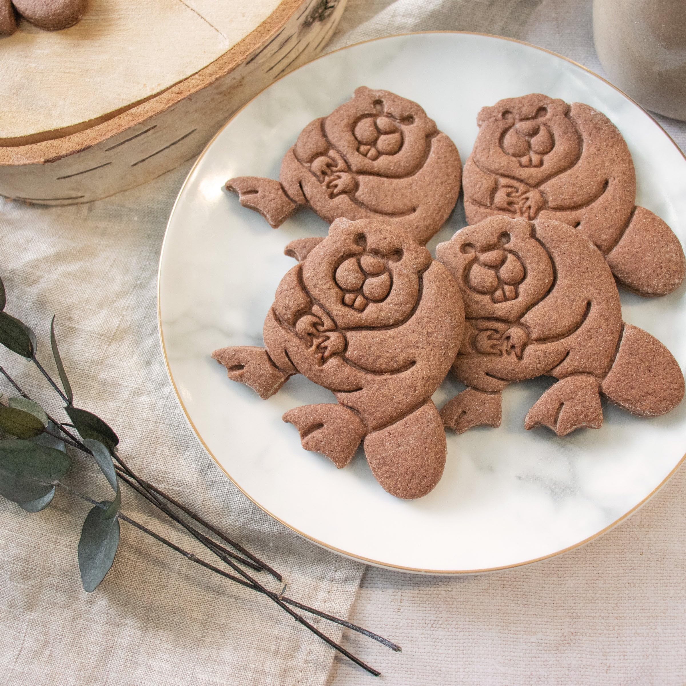 Amazon | BAKERLOGY ビーバー クッキー型 | 動物モチーフ・お菓子作り