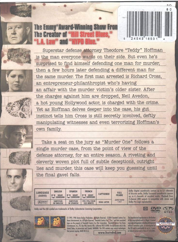 Amazon.com: Murder One - The Complete First Season : Movies & TV