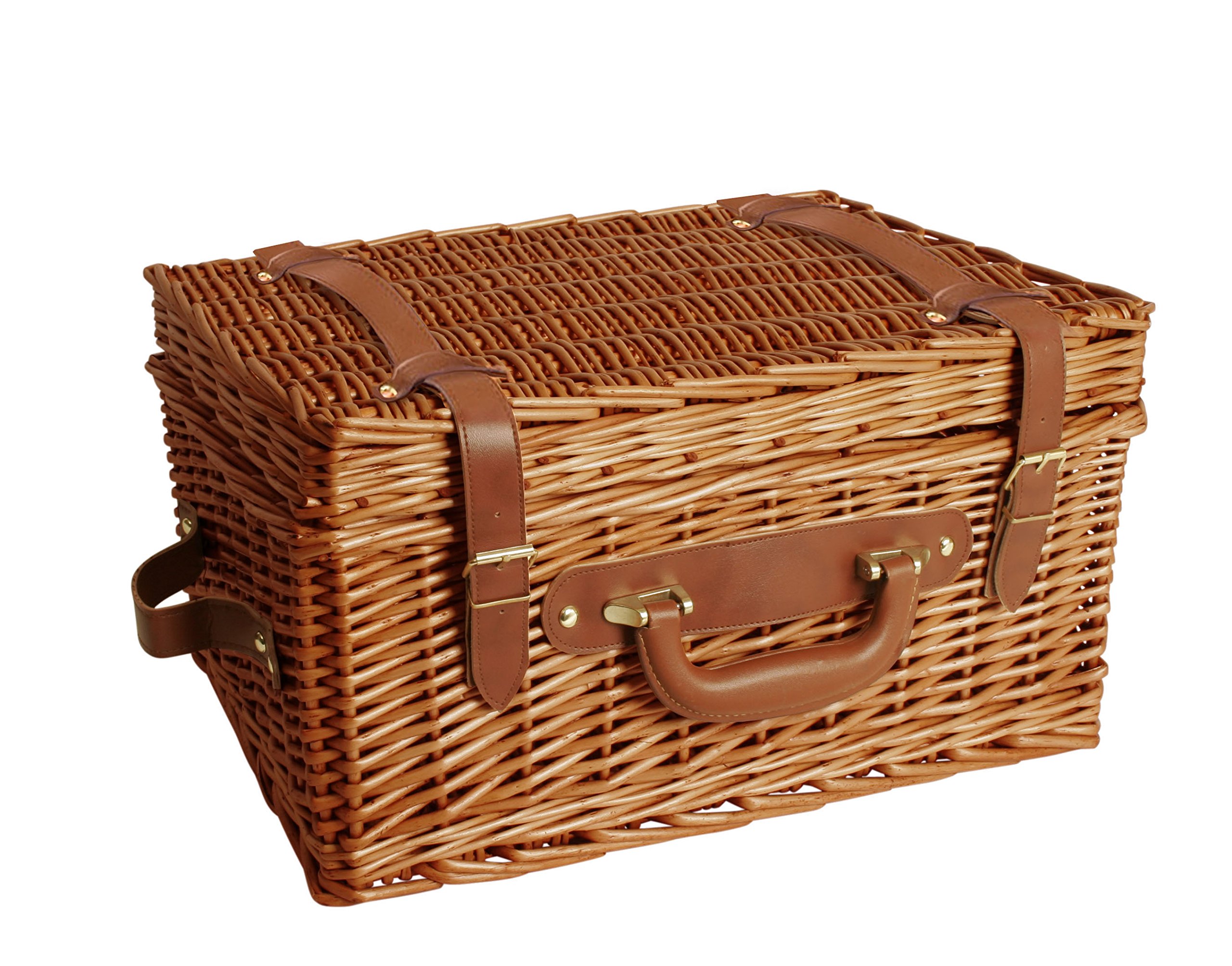 Wald Imports 0497 Picnic Basket, Brown