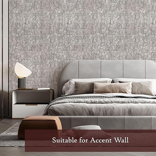 Miniatura 9 de Very Berry Sticker Papel tapiz dorado metálico (39 x 118 pulgadas, textura rugosa, dorado), vinilo texturizado extraíble para despegar y pegar, para