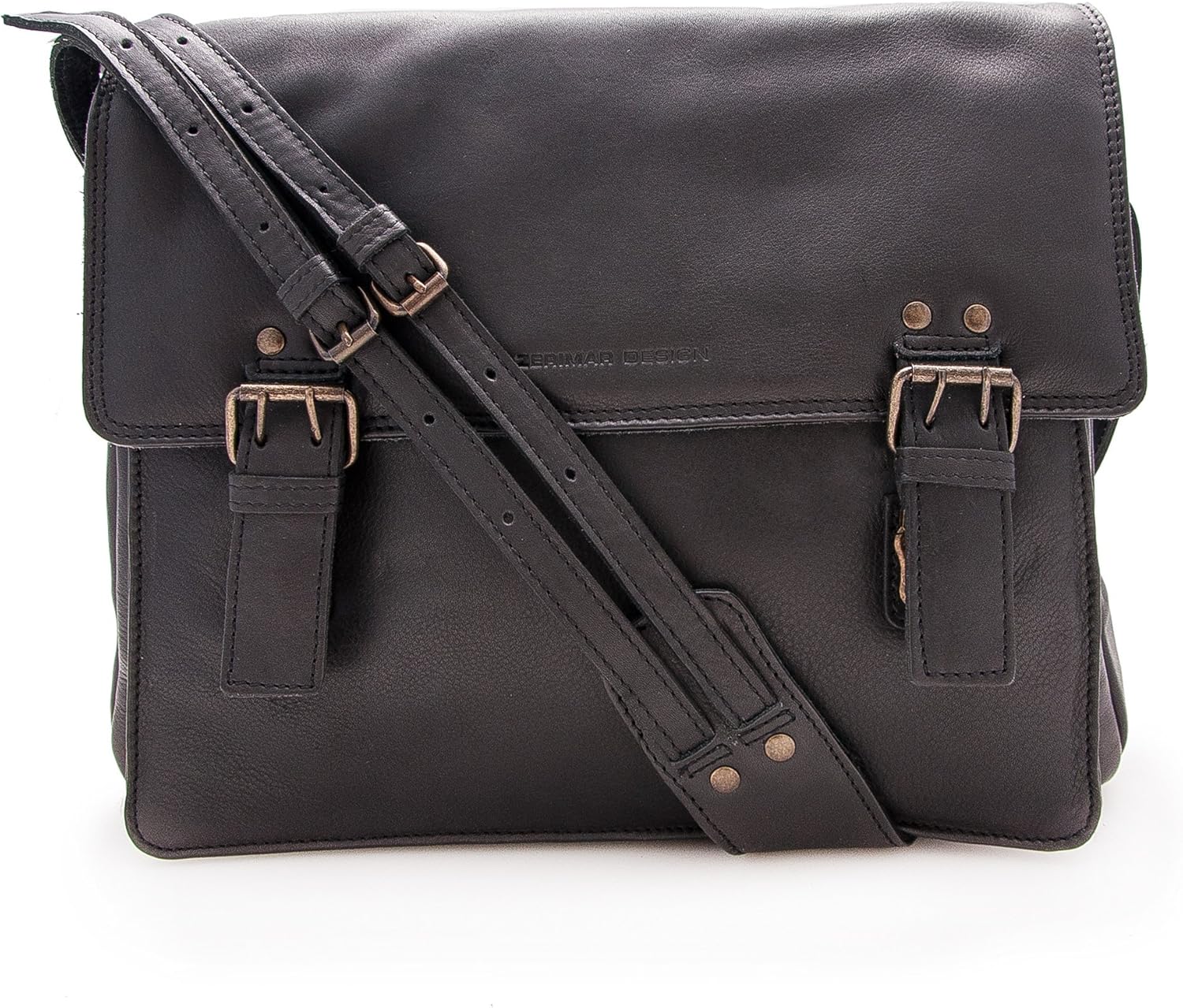 valigetta in pelle kattee da uomo