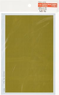 Model Factory Hiro Adhesivo de fibra de carbono Kevlar tipo 2, color amarillo