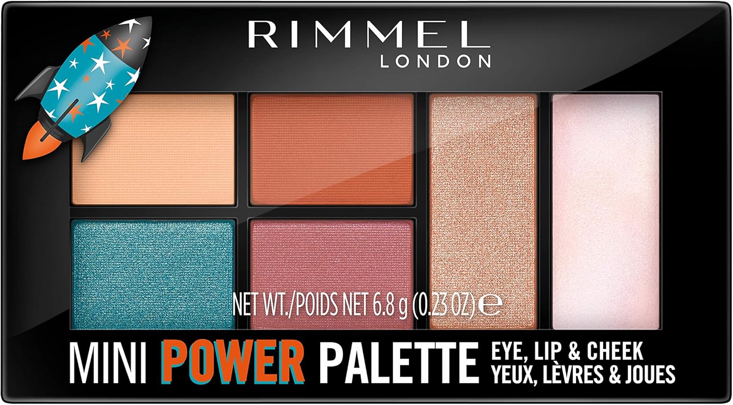 Rimmel Mini Power Palette Eye, Lip & Cheek – 004 Pioneer Rimmel Mini Power Palette Eye, Lip & Cheek – 004 Pioneer