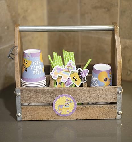 Miniatura 5 de Hopeful Paper and Party Co Taco Bout A Baby Shower Decoraciones - Paquete de fiesta, los cuatro paquetes