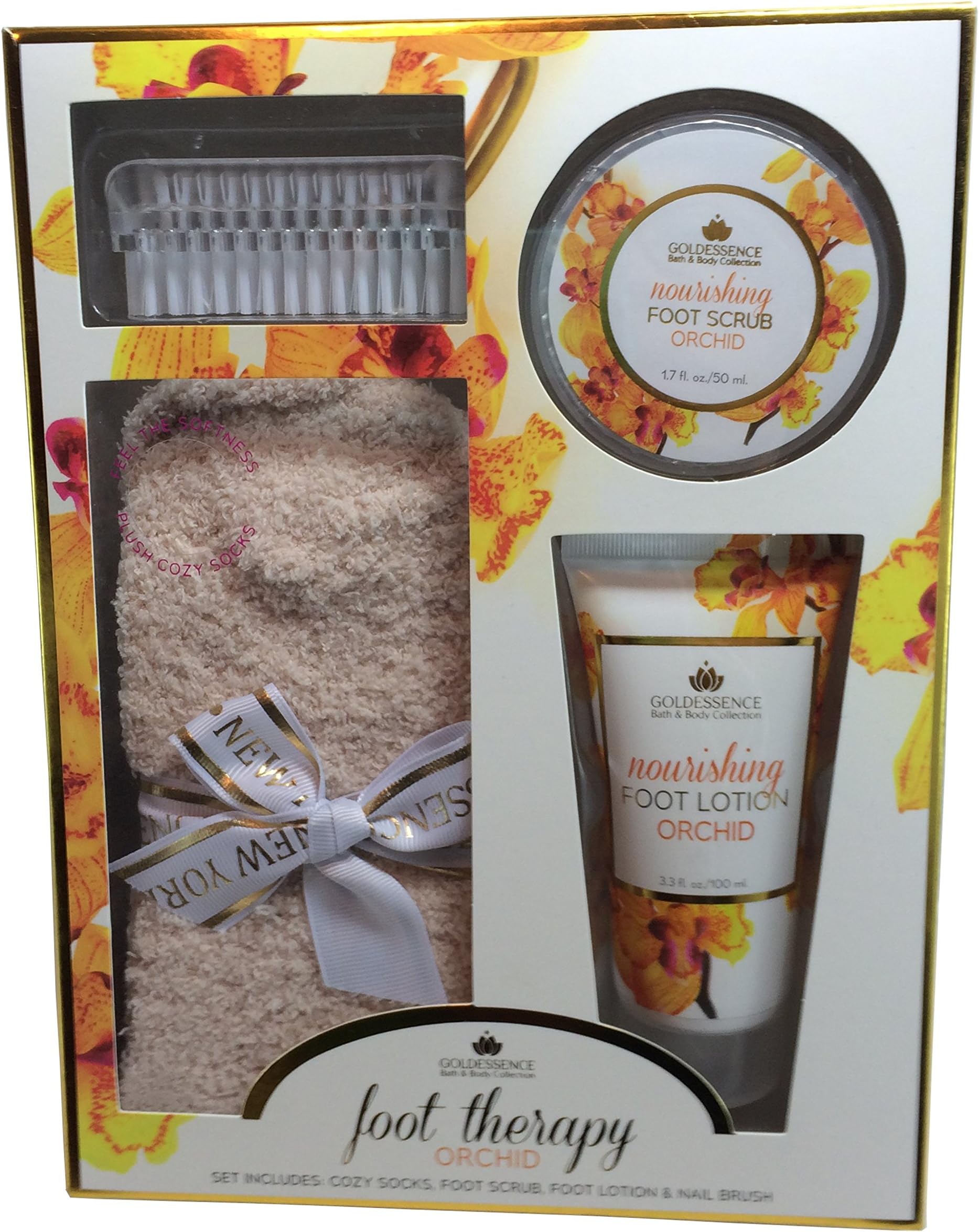 Goldessence Orchid Foot Therapy 4 Piece Set