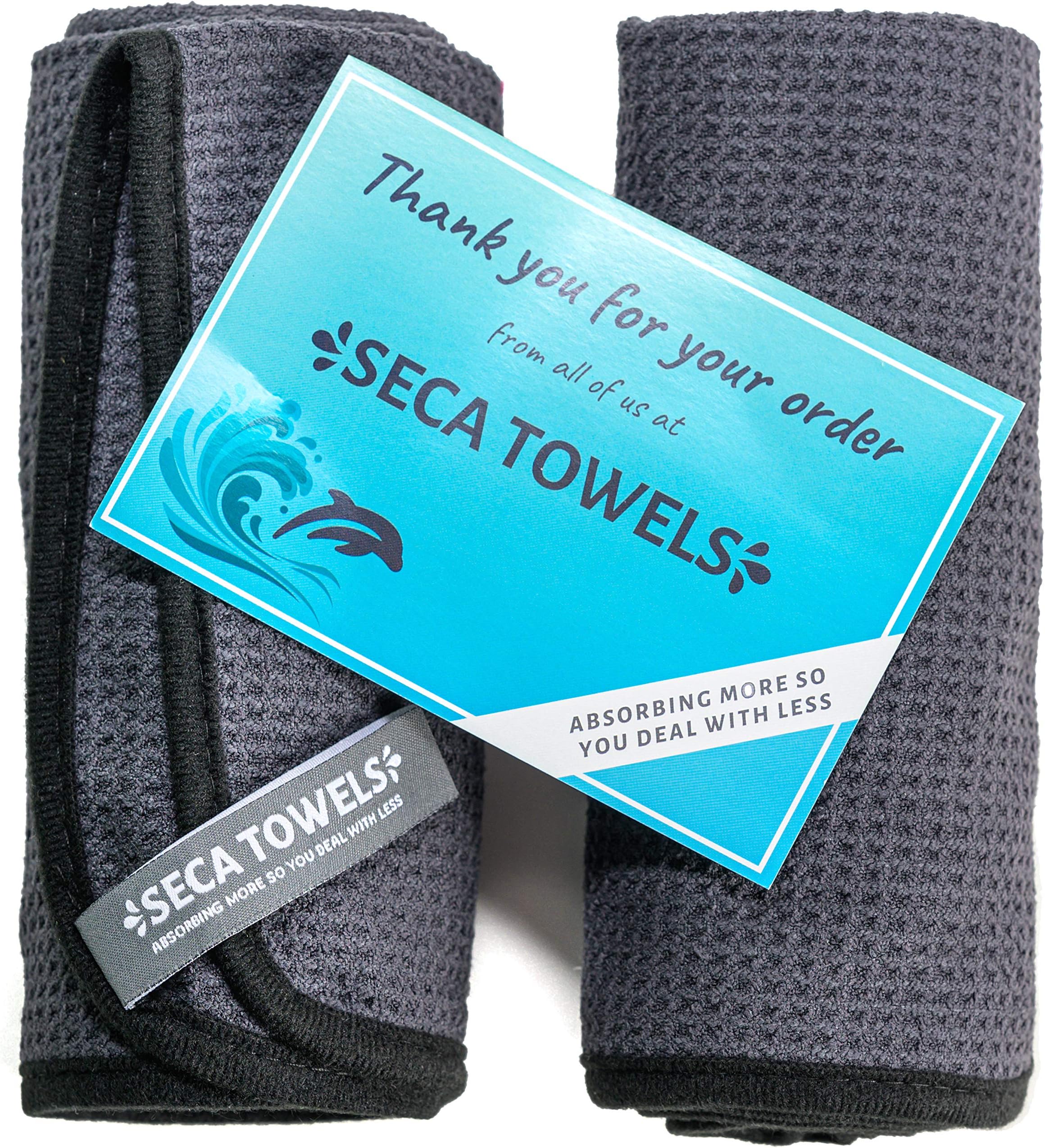 Gym Towels for Men & Women (2 Pack), Workout Fitness Exercise Sports Set, Super Absorbent Sweat Towel