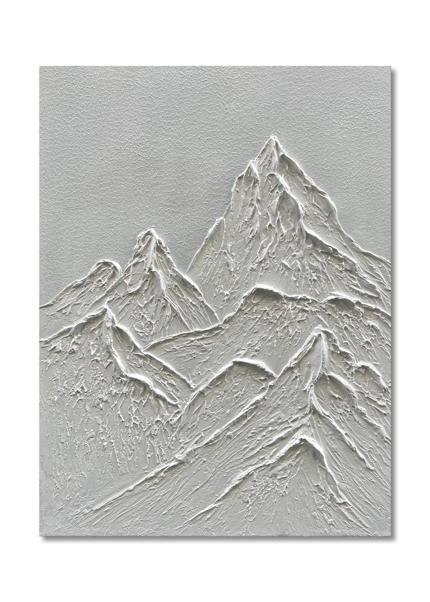 Amazon.com: NANKAI Art Hand-Painted Texture 3D Wall Art 40x28 inch