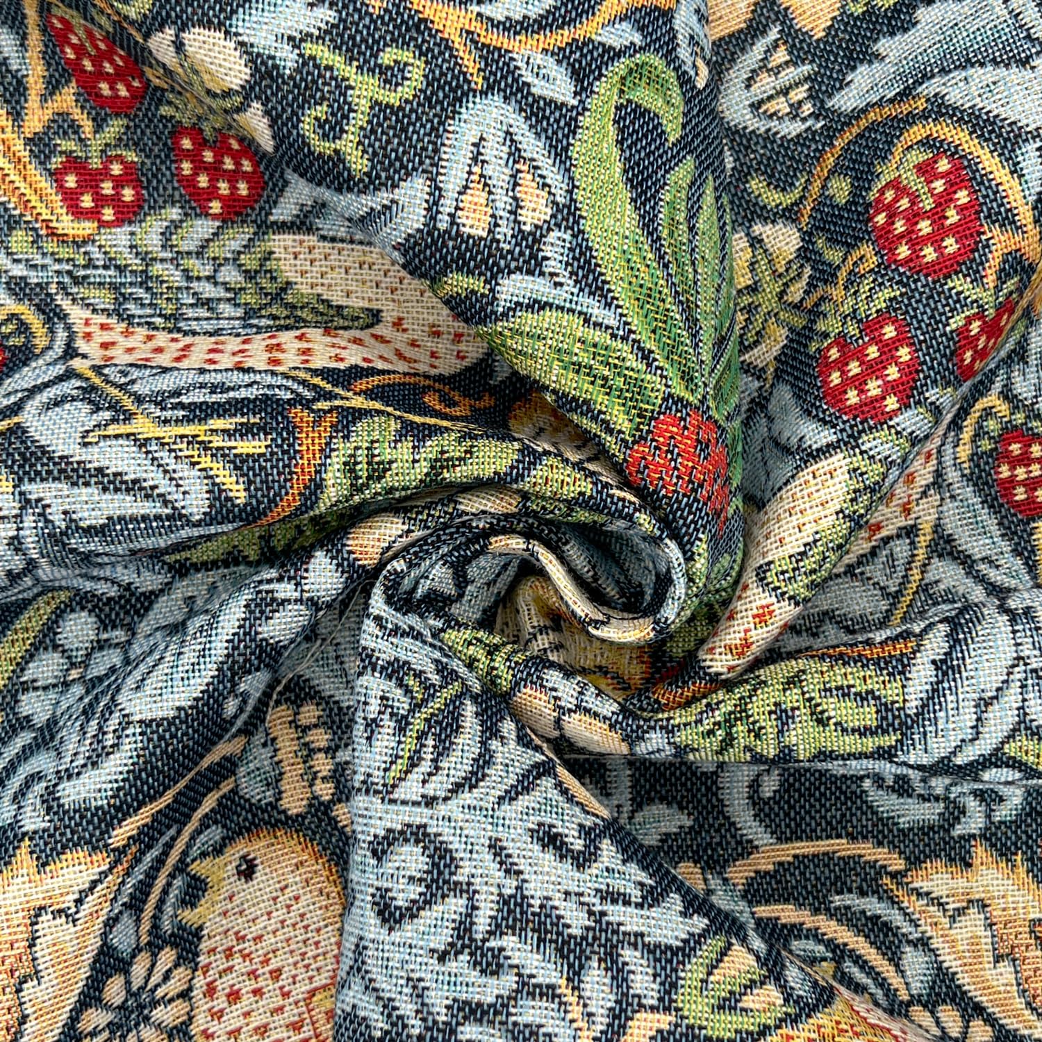 Set Di 2 Adesivi Per Interruttore Singolo | William Morris Strawberry Thief | In Vinile, 84x84 Mm | Decorazione Casa Shabby Chic