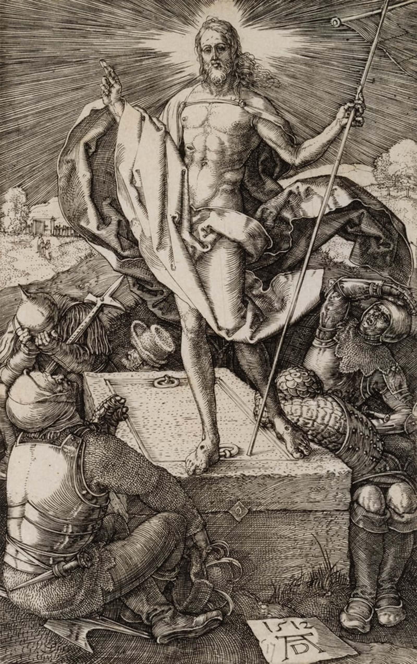 Affiche de la résurrection d'Albrecht Dürer pour bureau élégant