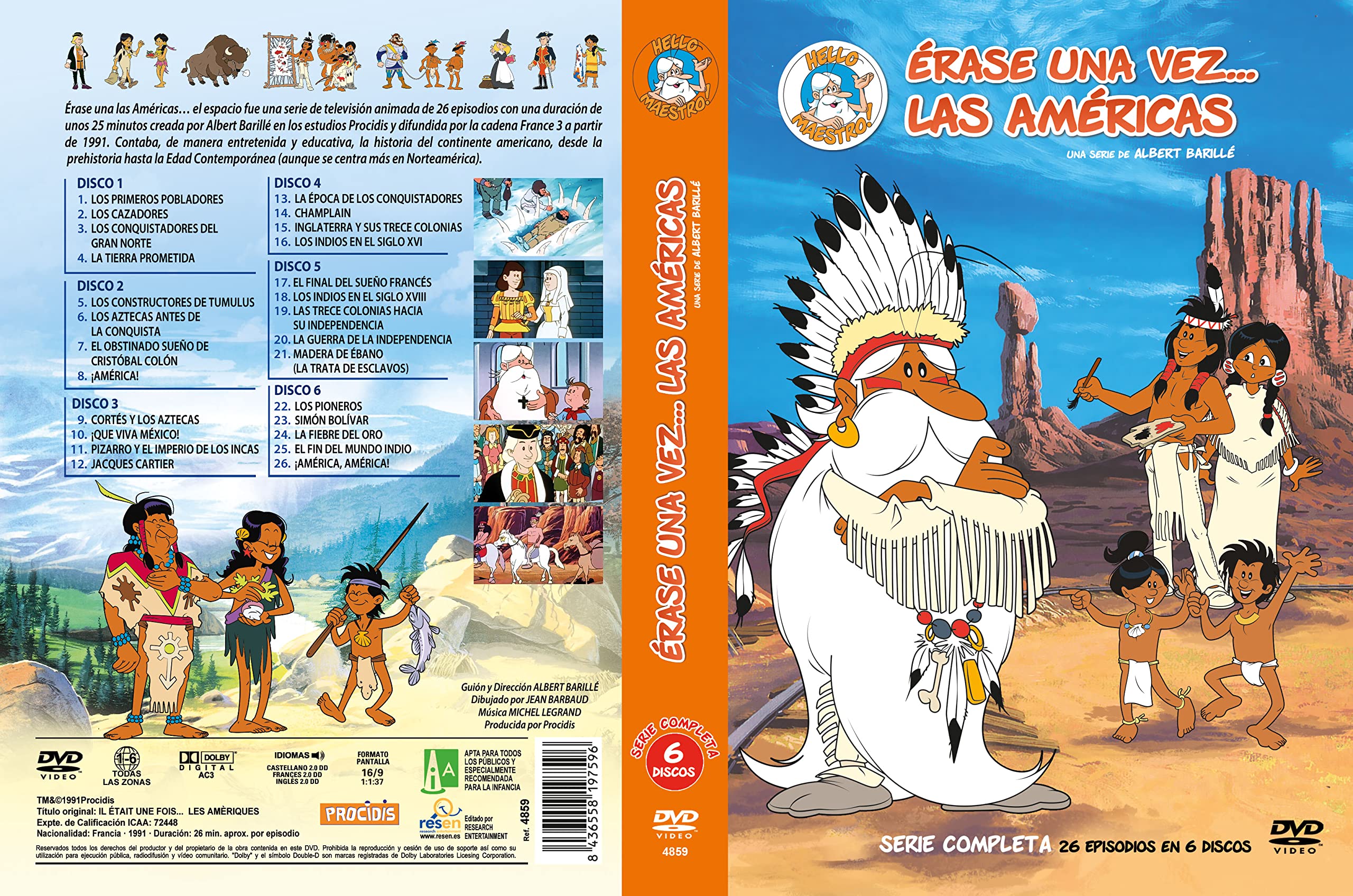 Érase una vez... las Américas Pack 6 DVD