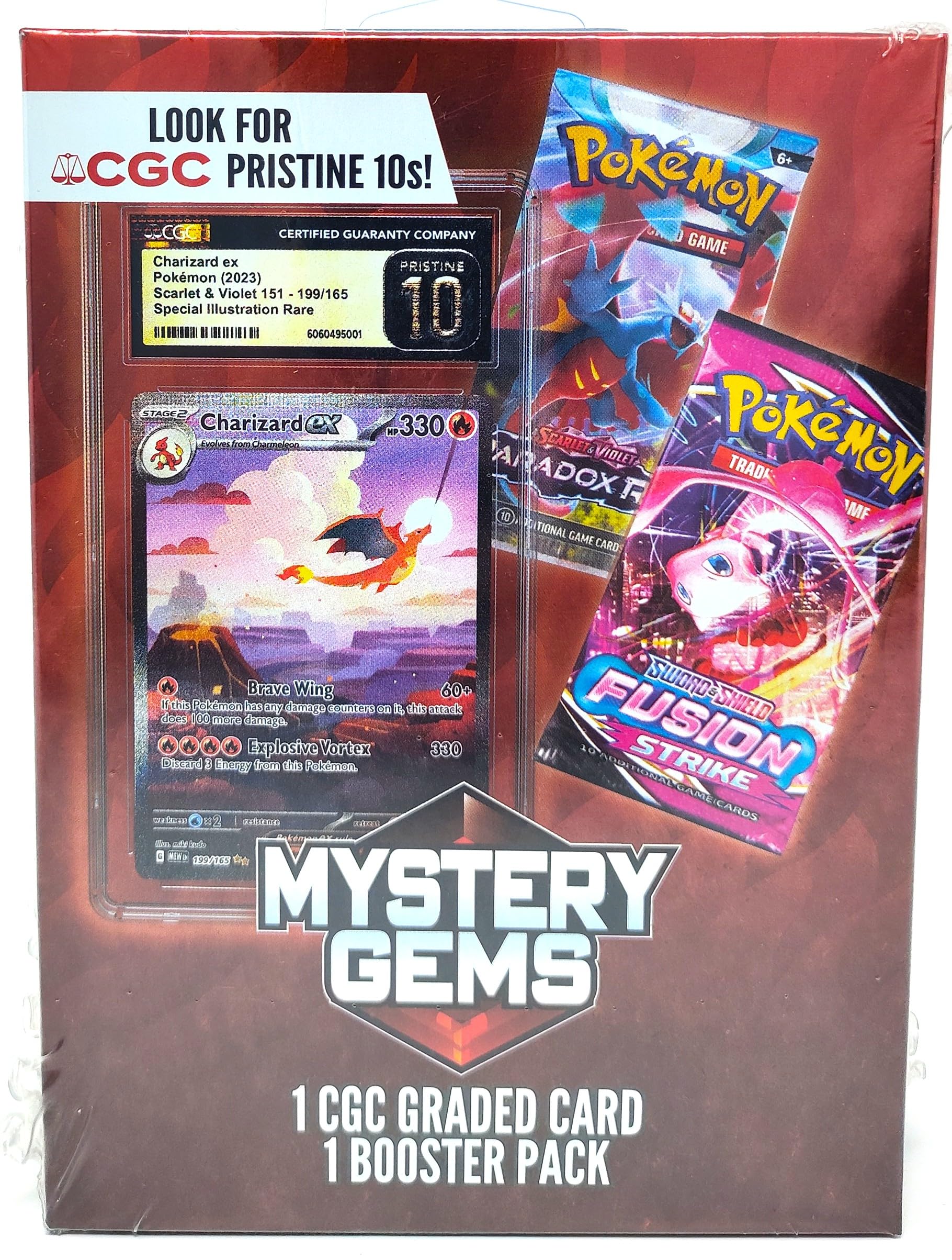 Amazon.com: Pokemon Mystery Gems - 1 CGC Graded Card and 1 Booster
