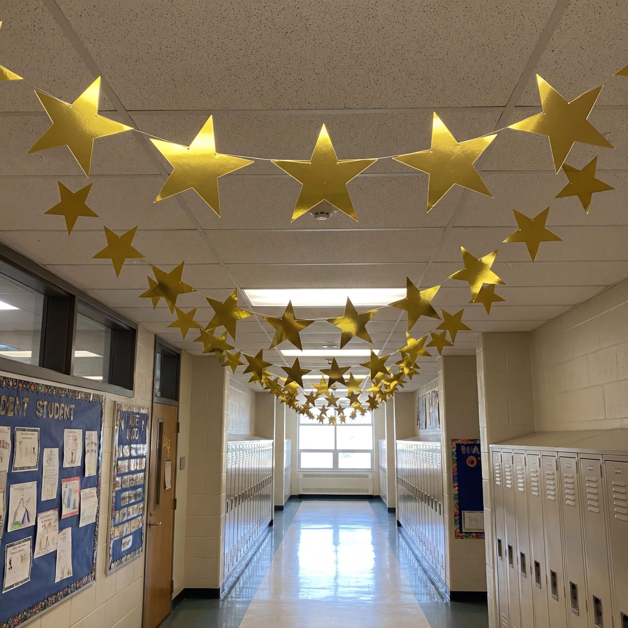 Star Cutouts - Decorazione a forma di stelle in carta doppia stampata per feste di nozze, cinema, feste, 240 pezzi