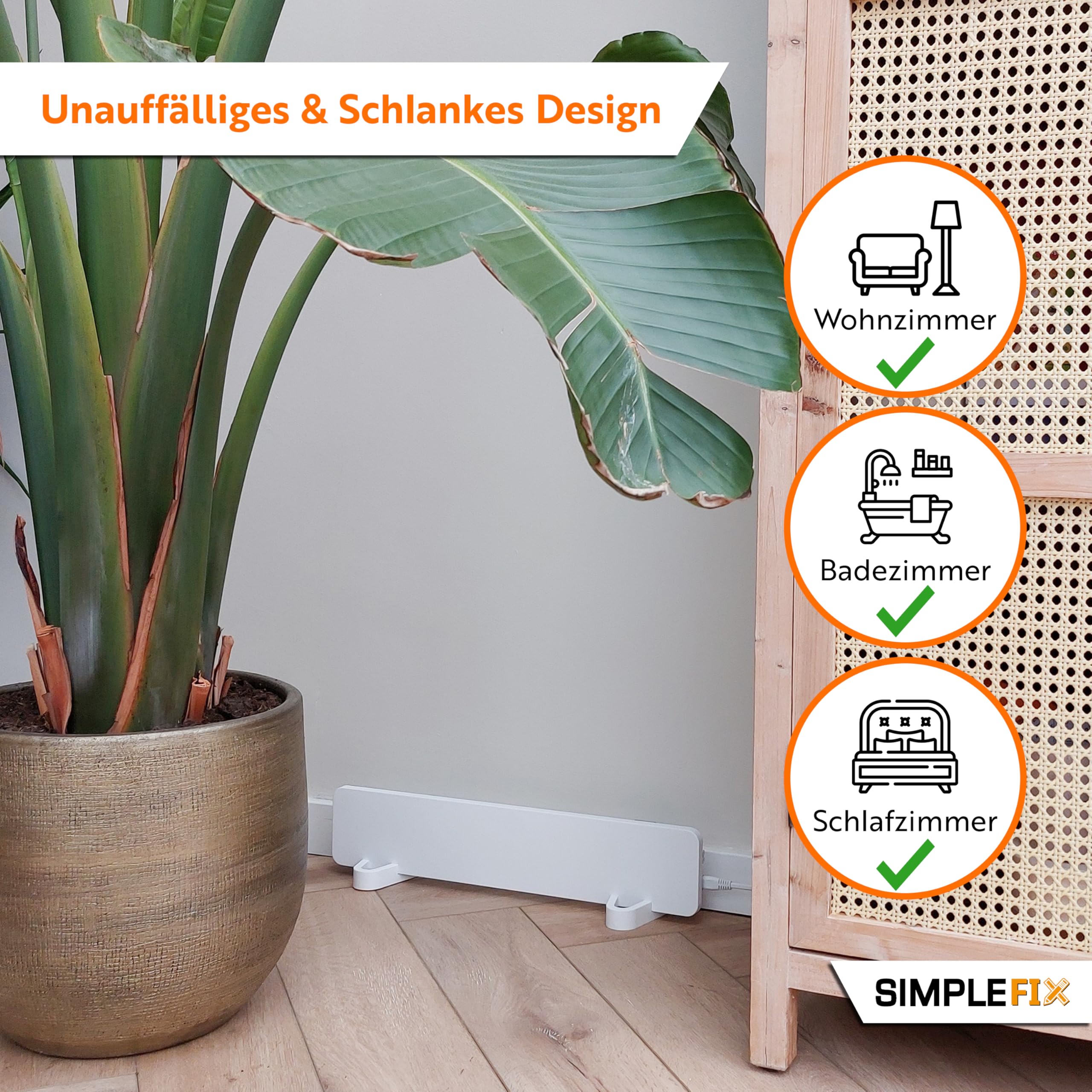 Schimmelentferner Wand & Bad, Duo Pack, Anti Schimmel Heizung, Infrarotheizung, Schimmelfrei ohne Chemie, Infrarot Wandheizung - 2 Stück